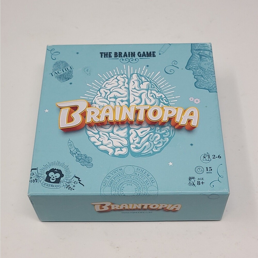 Braintopia Family Card Game Asmodee Memory Thinking Brain Benders